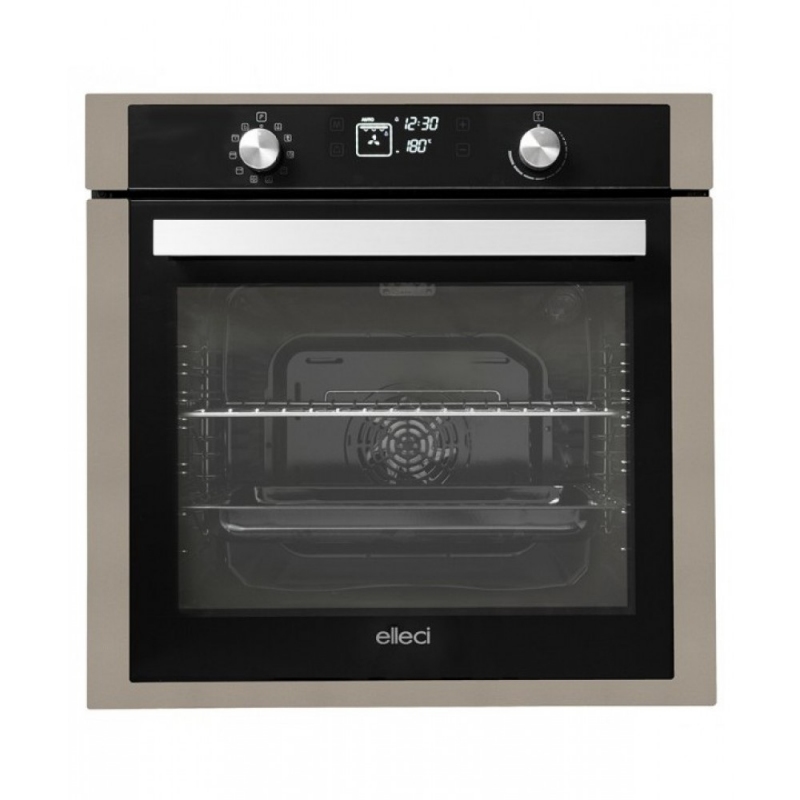 ELLECI PLANO PLUS 60 FGPP60243NS FORNO DA INCASSO MULTIFUNZIONE 60CM 10 FUNZIONI COLORE TORTORA - PROMO