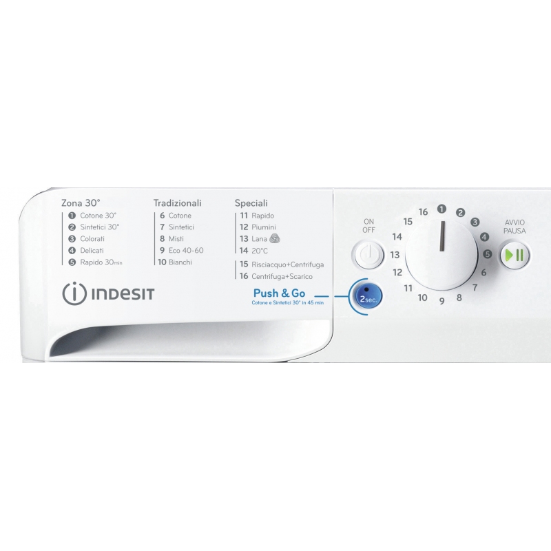 INDESIT BWA 81285X W IT LAVATRICE 8KG 1200 GIRI...