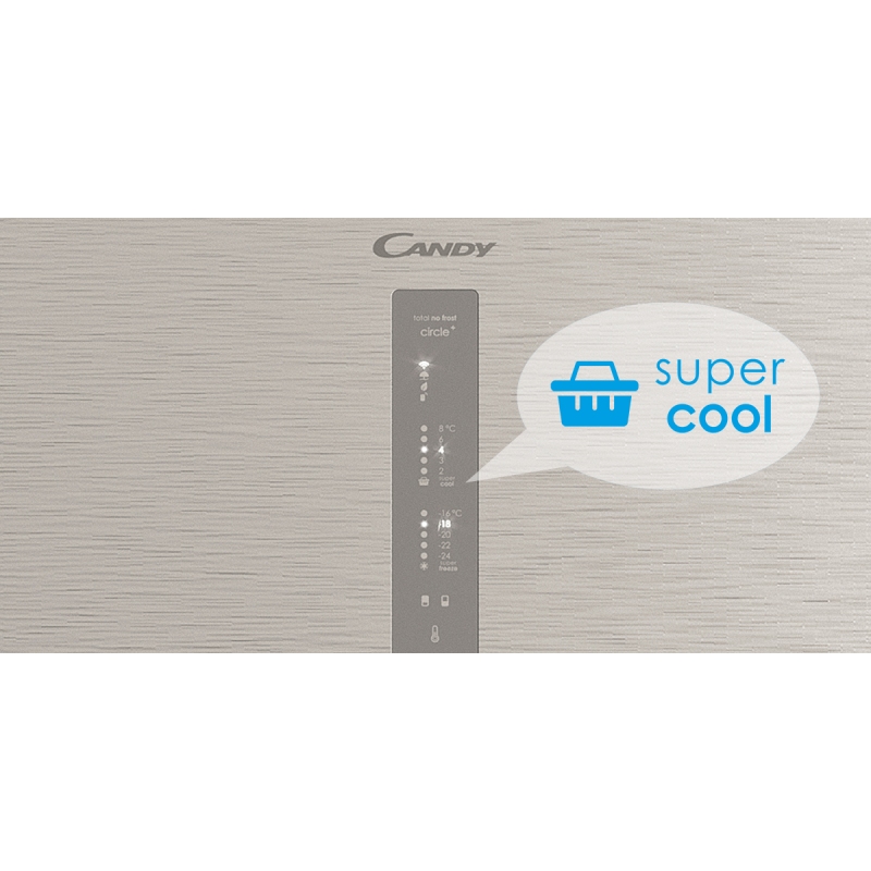 CANDY CCE3T618ES FRIGORIFERO COMBINATO LIBERA...