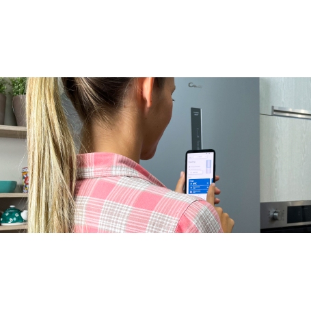 CANDY CCE3T618ES FRIGORIFERO COMBINATO LIBERA INSTALLAZIONE 341LT NO FROST CLASSE E COLORE SILVER