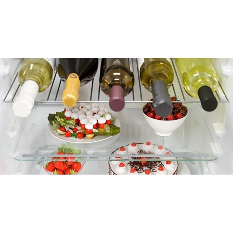 CANDY CCE3T618ES FRIGORIFERO COMBINATO LIBERA INSTALLAZIONE 341LT NO FROST CLASSE E COLORE SILVER