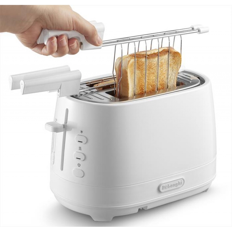 DE LONGHI CTLAP2203.W TOSTAPANE 2 PINZE 550 W...