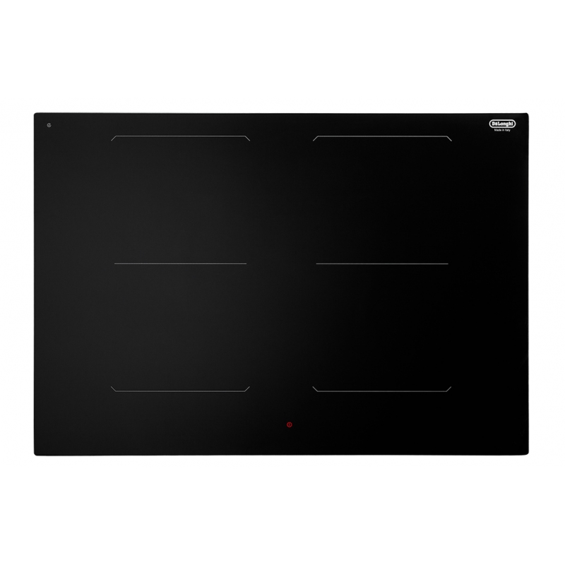 DE LONGHI SLI754 PIANO COTTURA A INDUZIONE 75CM 4 ZONE FULL BRIDGE COLORE NERO - PROMO