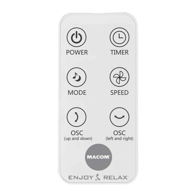 MACOM TORNADO TOWER VENTILATORE A PIANTANA 60W...