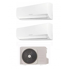 OLIMPIA SPLENDID ARYAL S1 E DUAL 14 KIT CLIMATIZZATORE DUAL SPLIT 9000 + 9000 BTU WIFI INVERTER CLASSE A++/A+ - PROMO