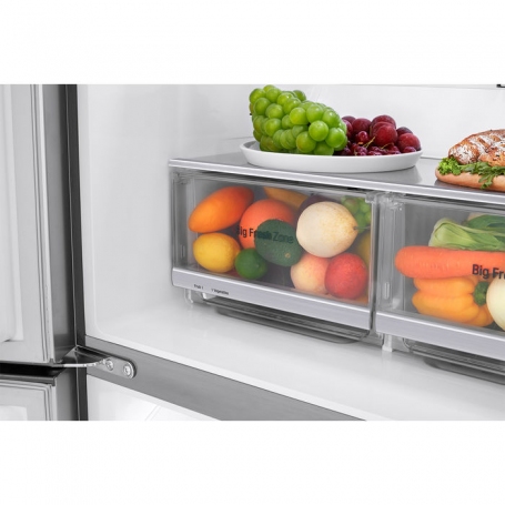 LG GMB844PZFG FRIGORIFERO 4 PORTE 530 LT NO FROST MOTORE INVERTER CLASSE F INOX