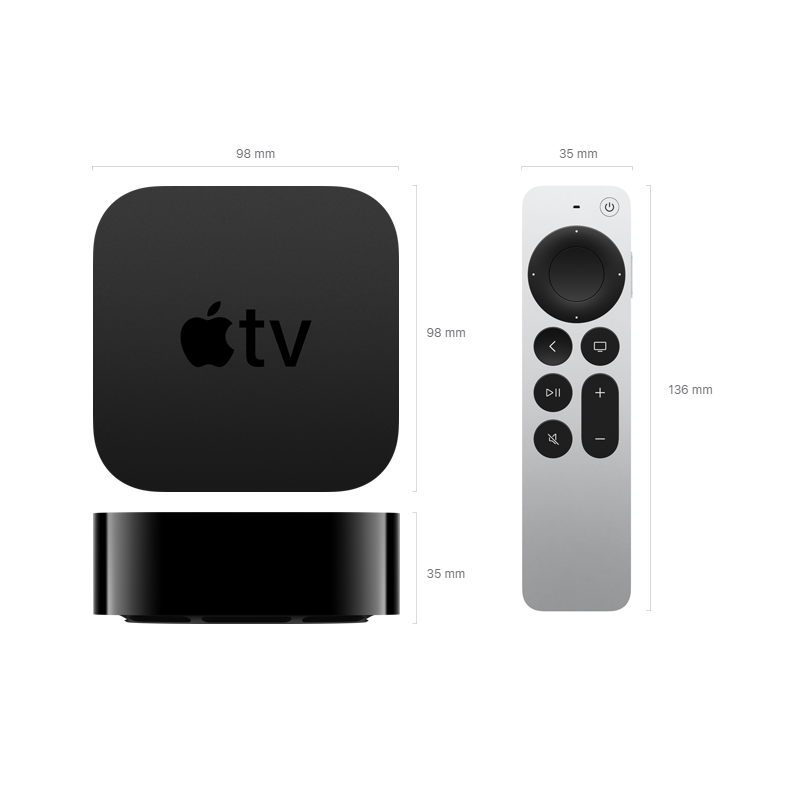APPLE TV 4K 64GB (2021) WIFI BLUETOOTH - MXH02T/A