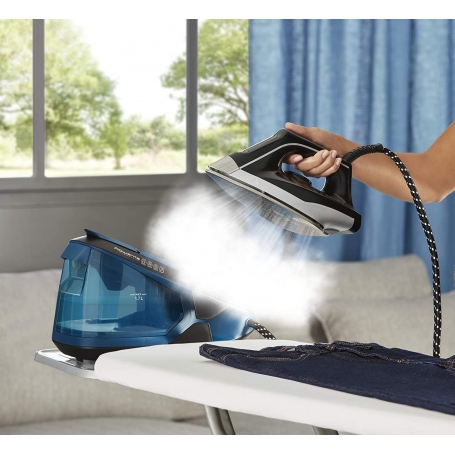 ROWENTA VR8322 FERRO DA STIRO A CALDAIA 2600 WATT SERBATOIO 1,7 LT COLORE NERO/BLU - PROMO