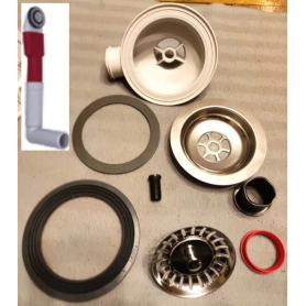 FRANKE 112.0571.138 KIT COMPOSTO DA PILETTA E TROPPOPIENO A SCOMPARSA - PROMO