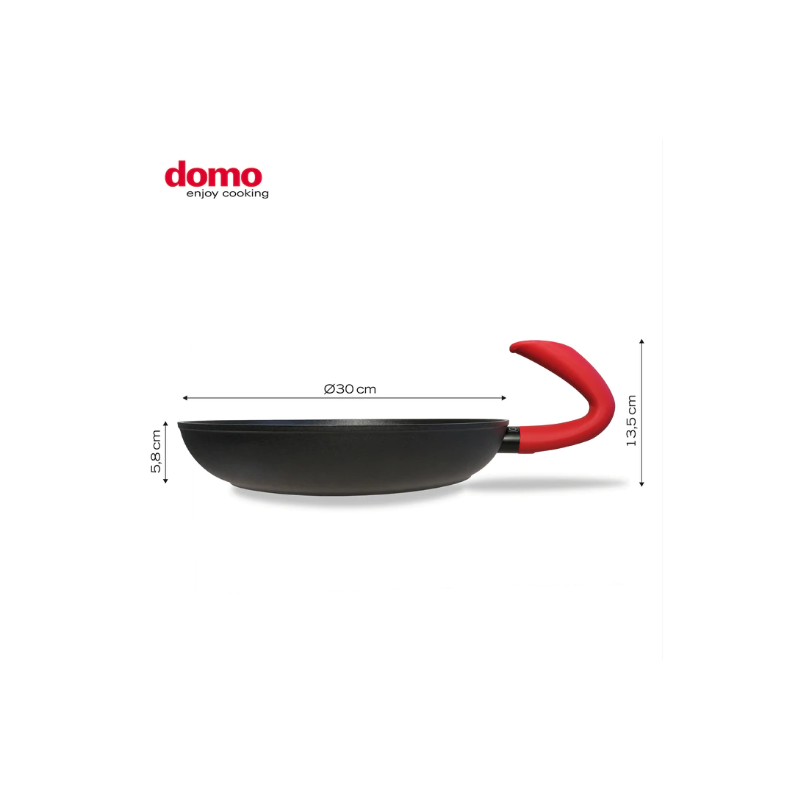 DOMO D80PA3001 PADELLA ALTA 30CM ANTIADERENTE...