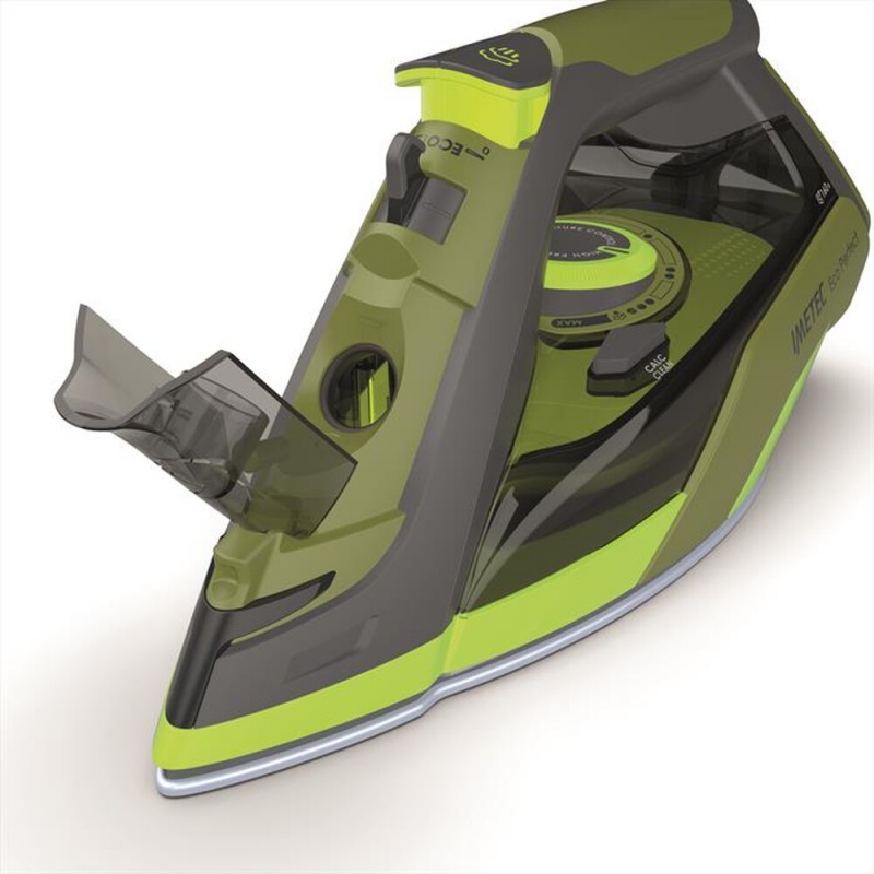 IMETEC 9017 FERRO A VAPORE ECO PERFECT 2400 W SERBATOIO 300 ML COLORE GRIGIO/VERDE - PROMO