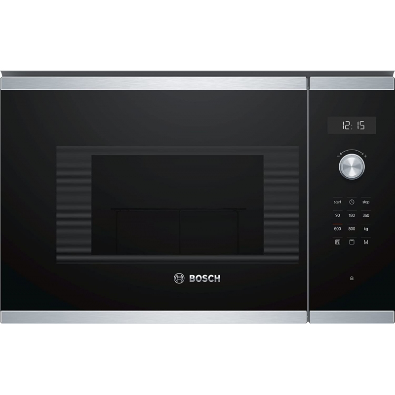 BOSCH BEL524MS0 FORNO A MICROONDE DA INCASSO 20LT 800 WATT CON GRILL COLORE NERO