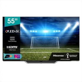 HISENSE 55A85G TV OLED 55'' ULTRA HD 4K SMART TV DVB-T2 HEVC COLORE NERO - PROMO