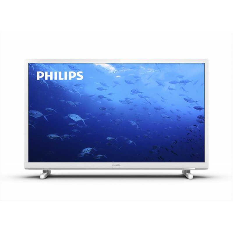PHILIPS 24PHS5537/12 TV LED 24'' HD READY DVB-T2 HEVC MAIN 10/DVB-S2 COLORE BIANCO