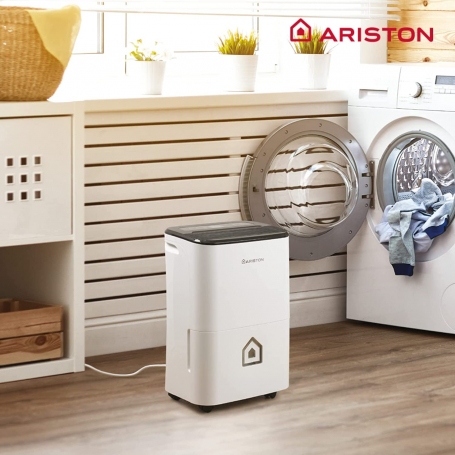 ARISTON DEOS21S DEUMIDIFICATORE 21 LITRI/24H SERBATOIO 4LT GAS R290 - DEOS21SR290
