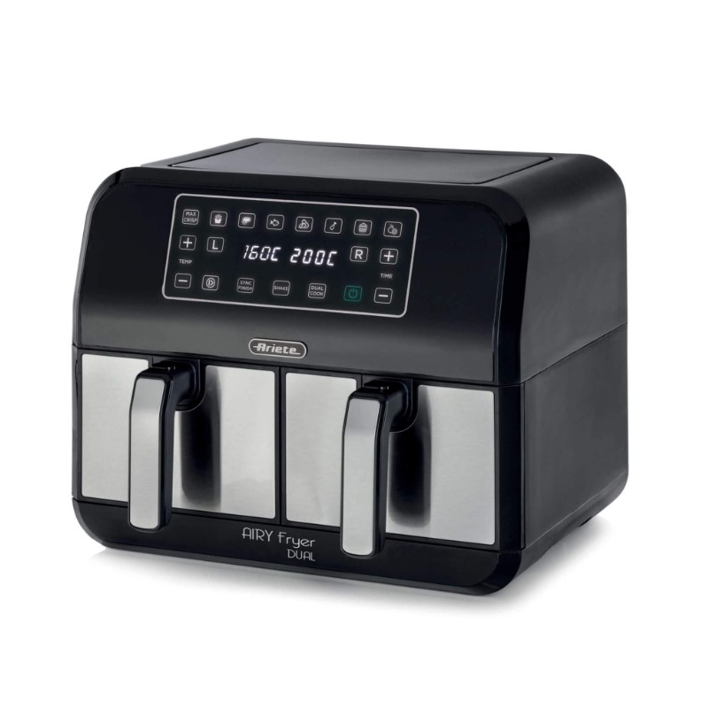 Ariete 4629 Airy Fryer 25L, Friggitrice ad aria e Forno, 1700 W, Capacità  25L, 15 funzioni di cottura, Multifunzione