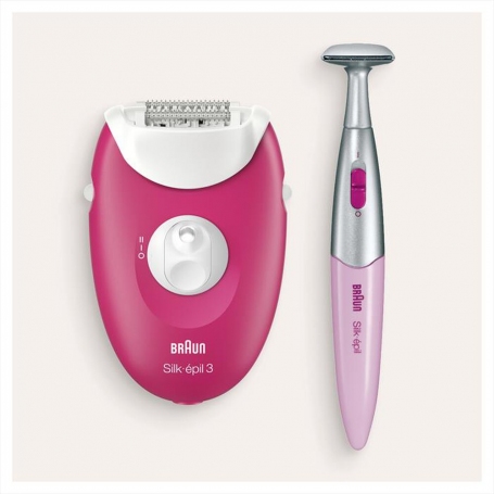 BRAUN SILK-EPIL 3-420 EPILATORE PER IL CORPO 2 VELOCITA' - SE3420