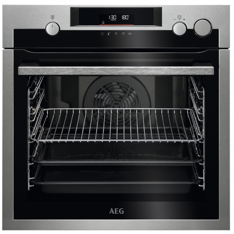 AEG BSS572260M FORNO ELETTRICO DA INCASSO 60CM STEAM CRISP PIROLITICO A VAPORE 71LT INOX