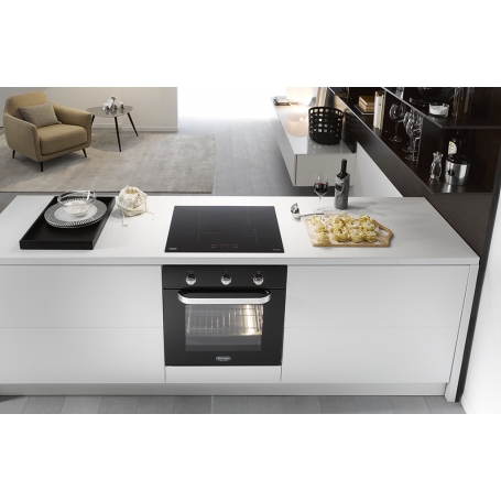 DE LONGHI PIN62 PIANO COTTURA DA INCASSO A INDUZIONE 60CM 4 ZONE COTTURA COLORE NERO - PROMO