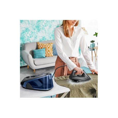 ROWENTA VR5121 FERRO DA STIRO CON CALDAIA 2400W SERBATOIO 1,4 LT COLORE NERO/BLU