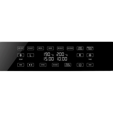 G3 FERRARI G10150 FRIGGITRICE AD ARIA DOPPIA 4LT + 4LT 1700W COLORE NERO