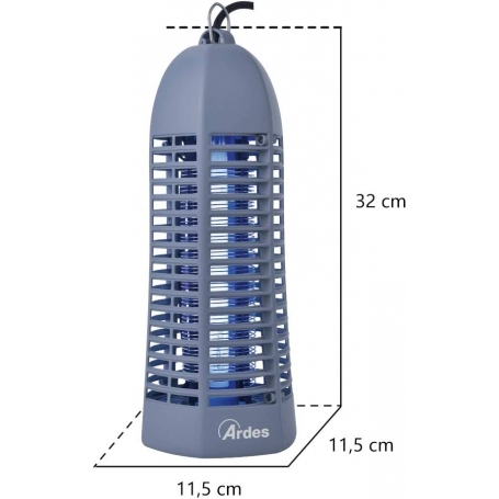 ARDES AR6S09B ZANZARIERA ELETTRICA 9W FINO A 40MQ