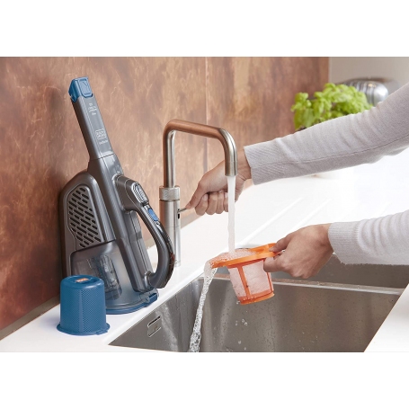 BLACK & DECKER BHHV320B ASPIRABRICIOLE RICARICABILE CAPACITA' 700ML COLORE GRIGIO/BLU - PROMO