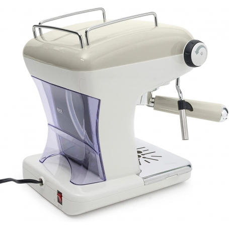 ARIETE VINTAGE 1389 MACCHINA DA CAFFE' PER ESPRESSO CON CIALDE SERBATOIO 0,9 L COLORE BEIGE - PROMO