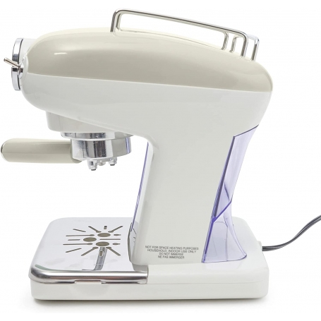 ARIETE VINTAGE 1389 MACCHINA DA CAFFE' PER ESPRESSO CON CIALDE SERBATOIO 0,9 L COLORE BEIGE - PROMO