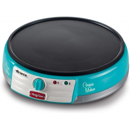 ARIETE 202 PIASTRA PER CREPES ANTIADERENTE COLORE CELESTE - PROMO