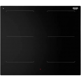 DE LONGHI SLI604 PIANO COTTURA A INDUZIONE 60CM 4 ZONE COTTURA IN VETROCERAMICA NERO - PROMO