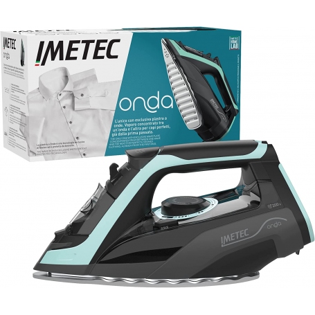 IMETEC 9027 FERRO DA STIRO A VAPORE 2400 WATT SERBATOIO 300ML PIASTRA ONDULATA - PROMO