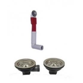 FRANKE 112.0571.221 KIT COMPOSTO DA 2 PILETTE E TROPPOPIENO A SCOMPARSA - PROMO