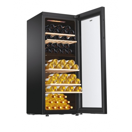HAIER HWS79GDG CANTINETTA VINO 77 BOTTIGLIE 2 TEMPERATURE WIFI CLASSE G COLORE NERO