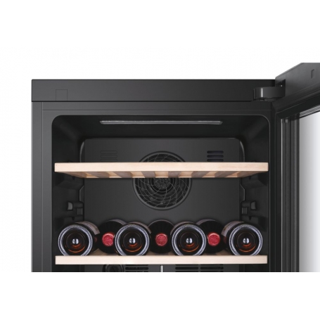 HAIER HWS79GDG CANTINETTA VINO 77 BOTTIGLIE 2 TEMPERATURE WIFI CLASSE G COLORE NERO