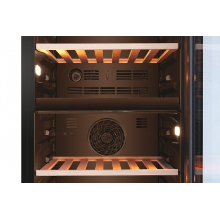 HAIER HWS79GDG CANTINETTA VINO 77 BOTTIGLIE 2 TEMPERATURE WIFI CLASSE G COLORE NERO