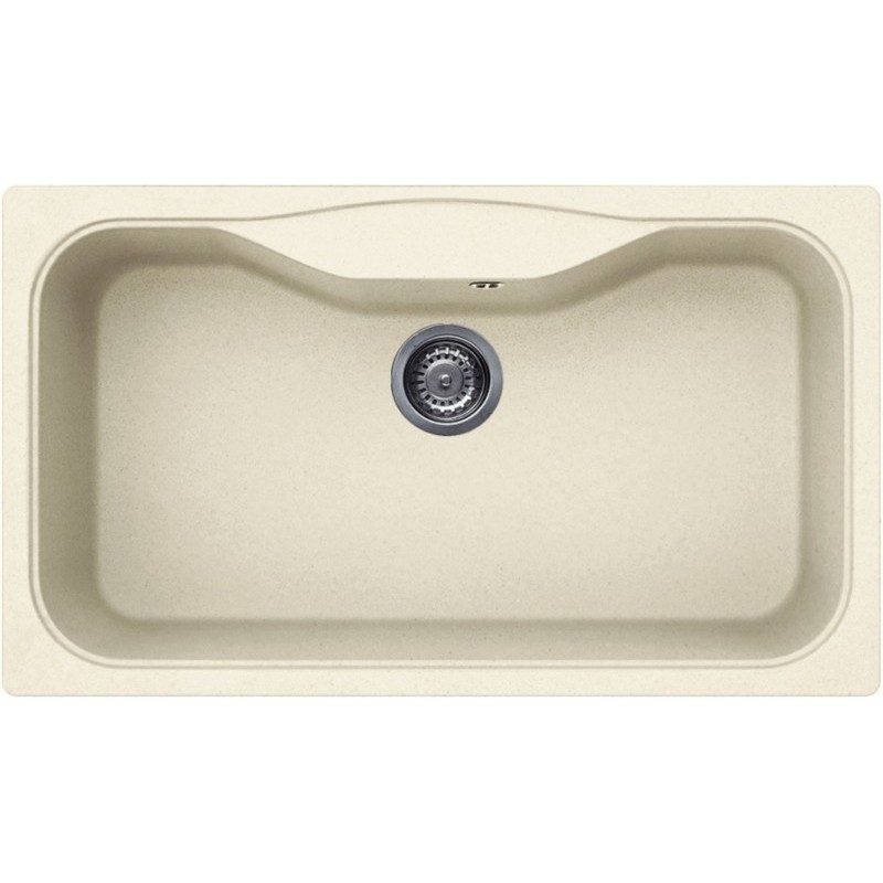 ELLECI LGF36062 LAVELLO 1 VASCA 86X50 CM COLORE BIANCO ANTICO 62