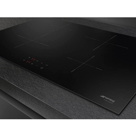 SMEG SI2741D PIANO COTTURA DA INCASSO AD INDUZIONE 75CM 4 ZONE COTTURA IN VETROCERAMICA NERO
