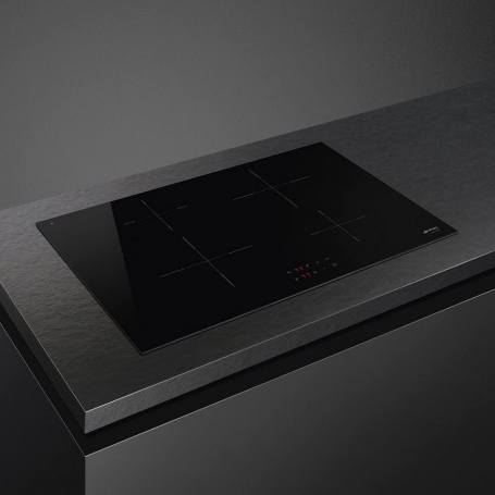 SMEG SI2741D PIANO COTTURA DA INCASSO AD INDUZIONE 75CM 4 ZONE COTTURA IN VETROCERAMICA NERO