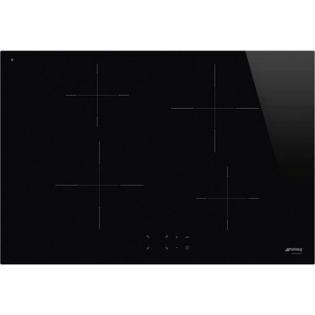 SMEG SI2741D PIANO COTTURA DA INCASSO AD INDUZIONE 75CM 4 ZONE COTTURA IN VETROCERAMICA NERO