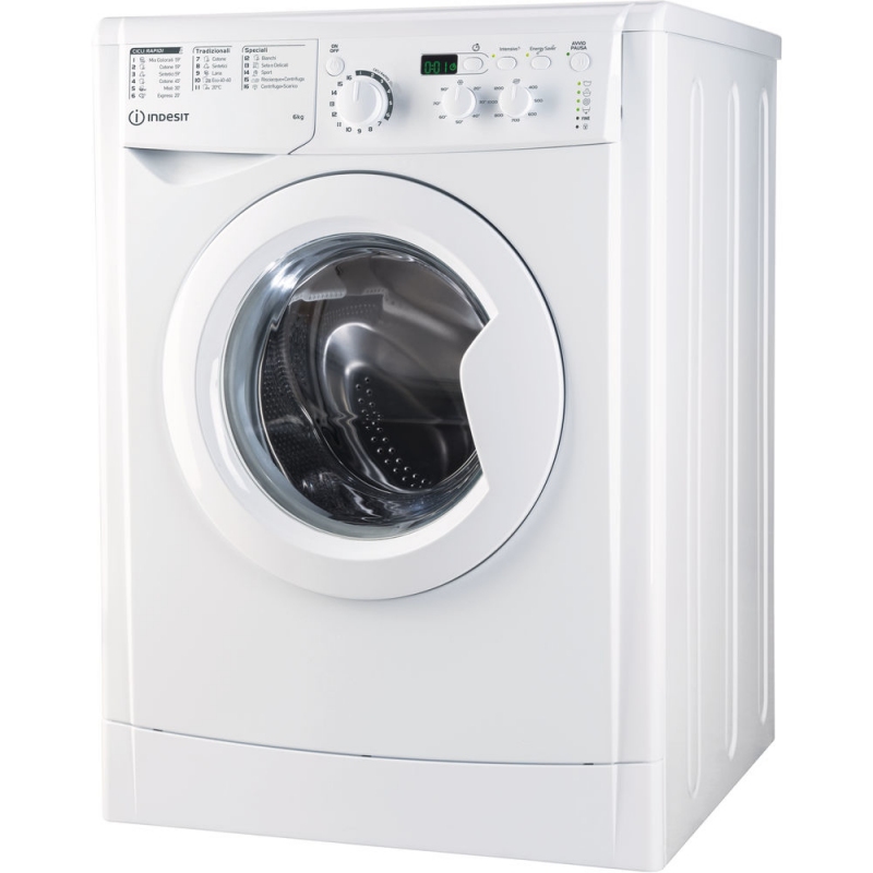 INDESIT EWSD 61251 W IT N LAVATRICE SLIM 48 CM CARICA FRONTALE 6KG 1200 GIRI/MIN CLASSE F  - PROMO