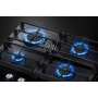 SAMSUNG NA64H3010AK PIANO COTTURA DA INCASSO 60CM 4 FUOCHI A GAS GRIGLIE IN GHISA COLORE NERO - PROMO