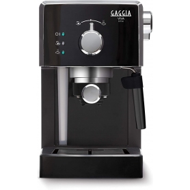 GAGGIA RI8433/11 VIVA STYLE MACCHINA DA CAFFE' CON CIALDE 2 TAZZE SERBATOIO 1 LT POTENZA MAX 1025W COLORE NERO - PROMO