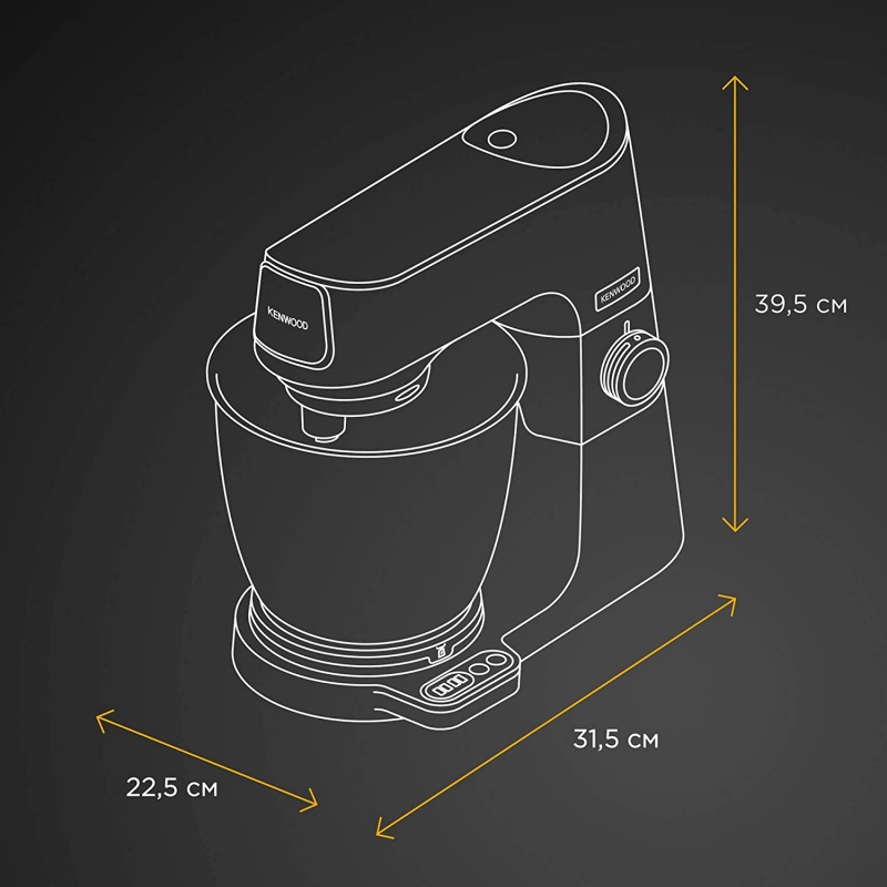KENWOOD KVL65.001WH IMPASTATRICE 1200W...