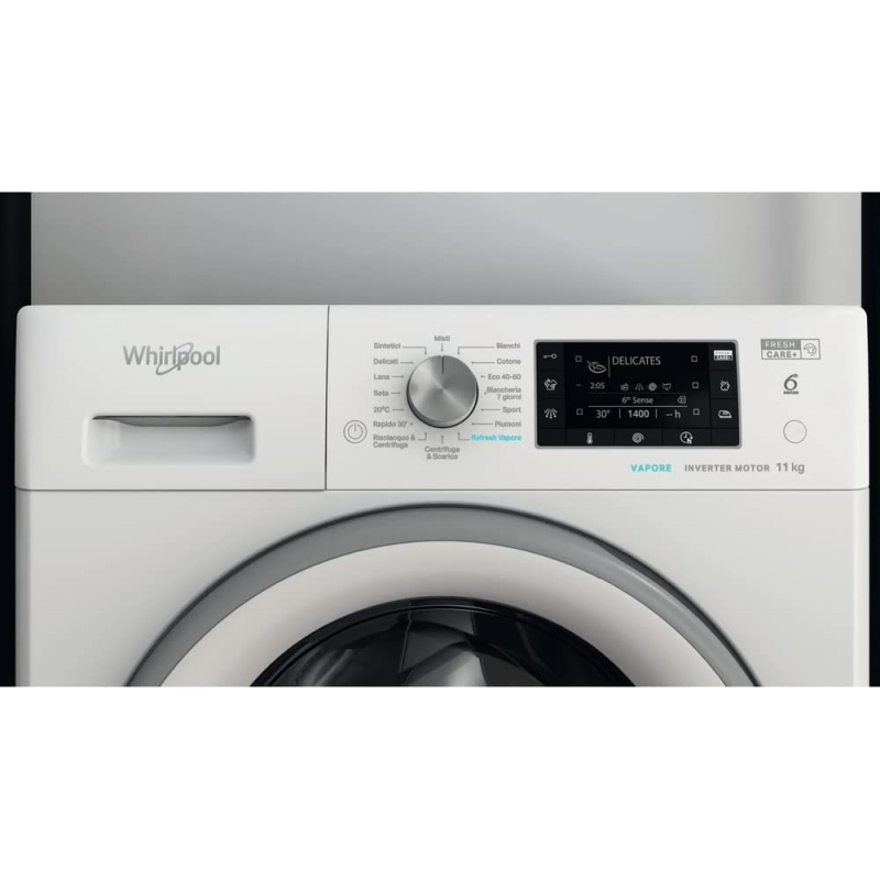 WHIRLPOOL FFD 1146 SV IT LAVATRICE 11 KG 1400...