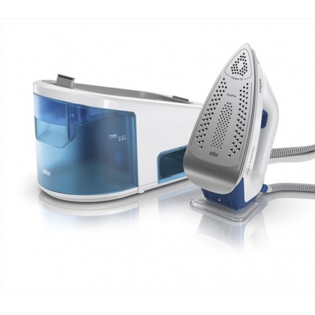BRAUN IS3157BL FERRO DA STIRO CON CALDAIA 2400W 6,8 BAR SERBATOIO 2LT COLORE BIANCO/BLU - PROMO