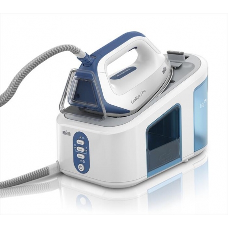 BRAUN IS3157BL FERRO DA STIRO CON CALDAIA 2400W 6,8 BAR SERBATOIO 2LT COLORE BIANCO/BLU - PROMO