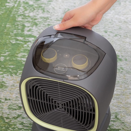 IMETEC 4030 SILENT POWER ECO TERMOVENTILATORE 2100W GRIGIO/VERDE - PROMO