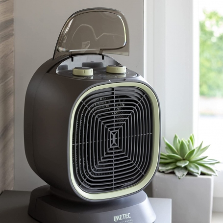 IMETEC 4030 SILENT POWER ECO TERMOVENTILATORE 2100W GRIGIO/VERDE - PROMO