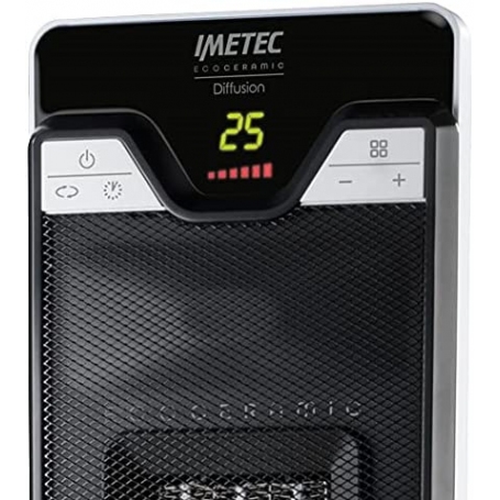 IMETEC 4035 DIFFUSION TERMOVENTILATORE ELETTRICO 2200W BASSO CONSUMO ENERGETICO COLORE NERO